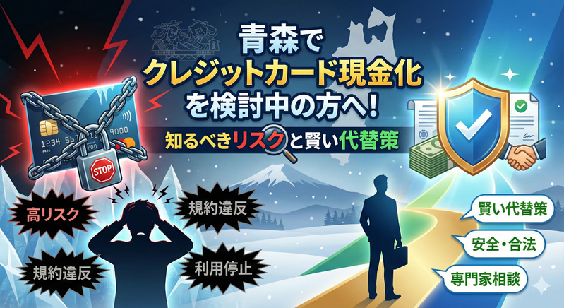 青森でクレジットカード現金化を検討中の方へ！知るべきリスクと賢い代替策